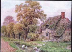 The Brook, Steventon, de The Cottages and the Village Life of Rural England publicado por Dent & Sons Limited, 1912